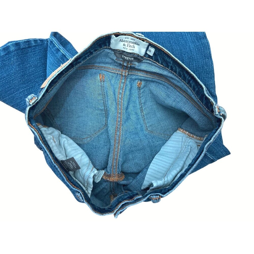 Abercrombie Fitch Size 0 Y2K Stretch Bootcut Jeans Low Rise Vintage Denim - Picture 11 of 12